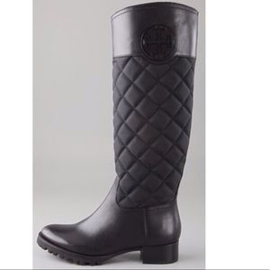 Tory Burch Quilted Rowan Boots